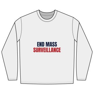 End Mass Surveillance Long-Sleeve Tee